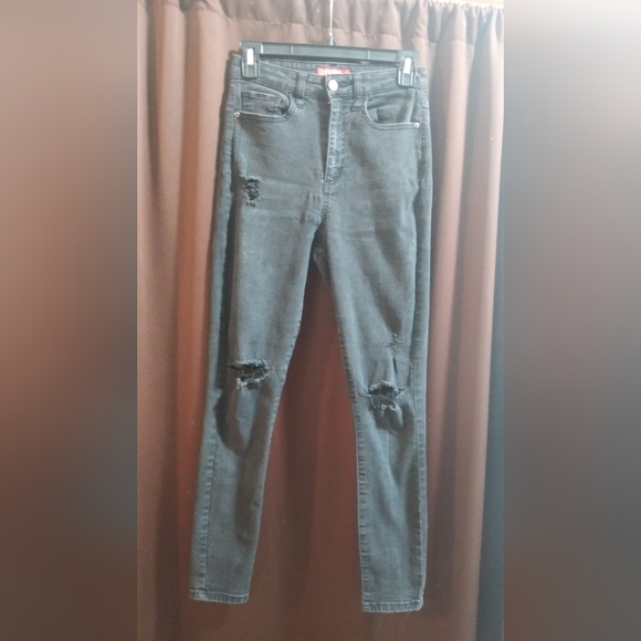 Guess Black Skinny Jeans Sleek Fit - Picture 9 of 10